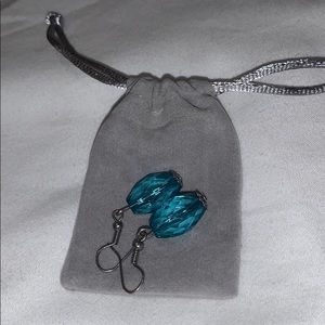 Blue turquoise earrings!!